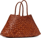 Dragon Diffusion Brown Santa Croce Small Tote
