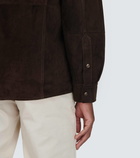 Brunello Cucinelli Suede shirt