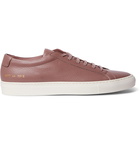 Common Projects - Achilles Pebble-Grain Leather Sneakers - Burgundy