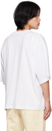 Studio Nicholson White Piu T-Shirt