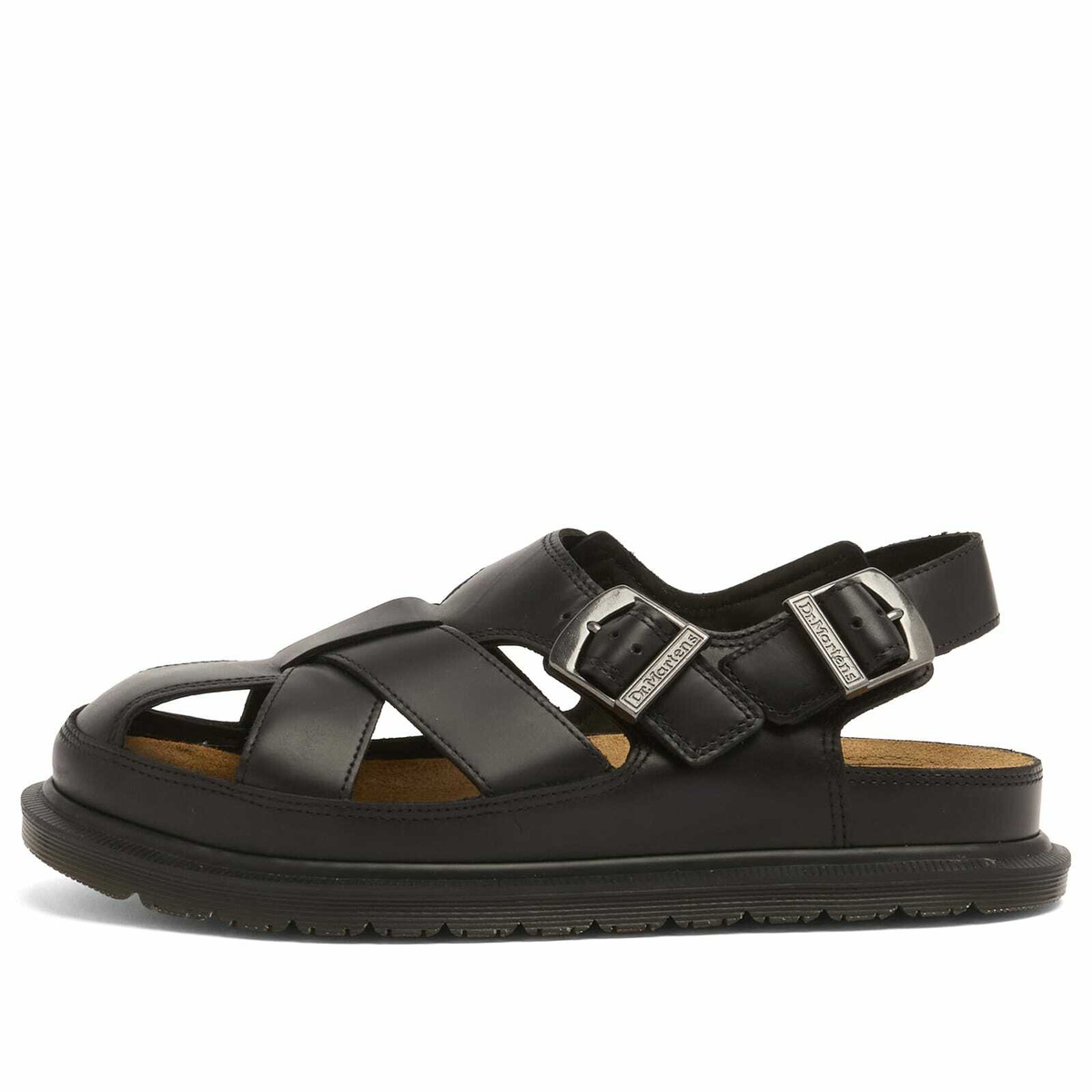 Dr. Martens Black Forster Poly Webbing Sandals Dr. Martens