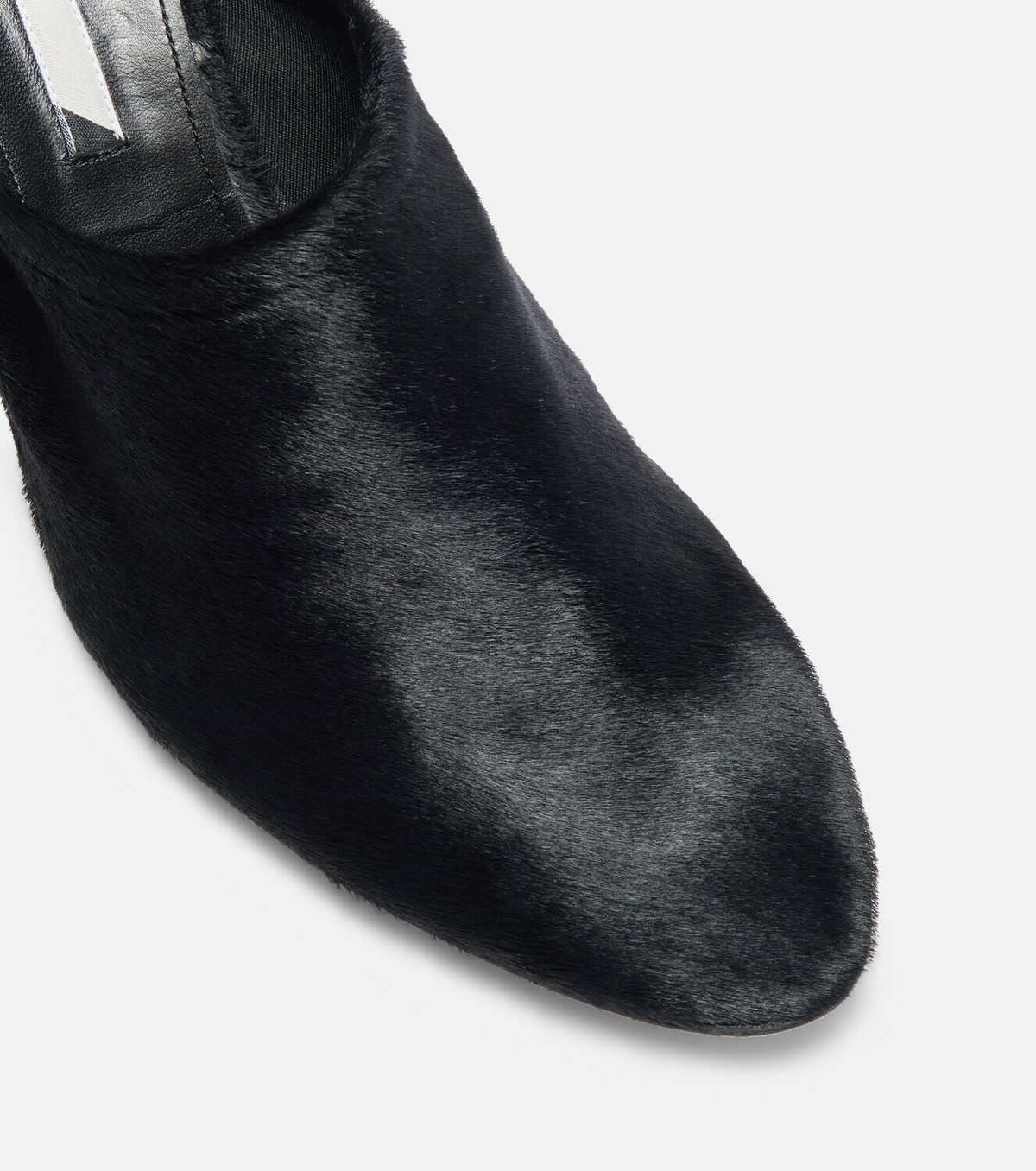 Christen Elipse 75 calf hair mules