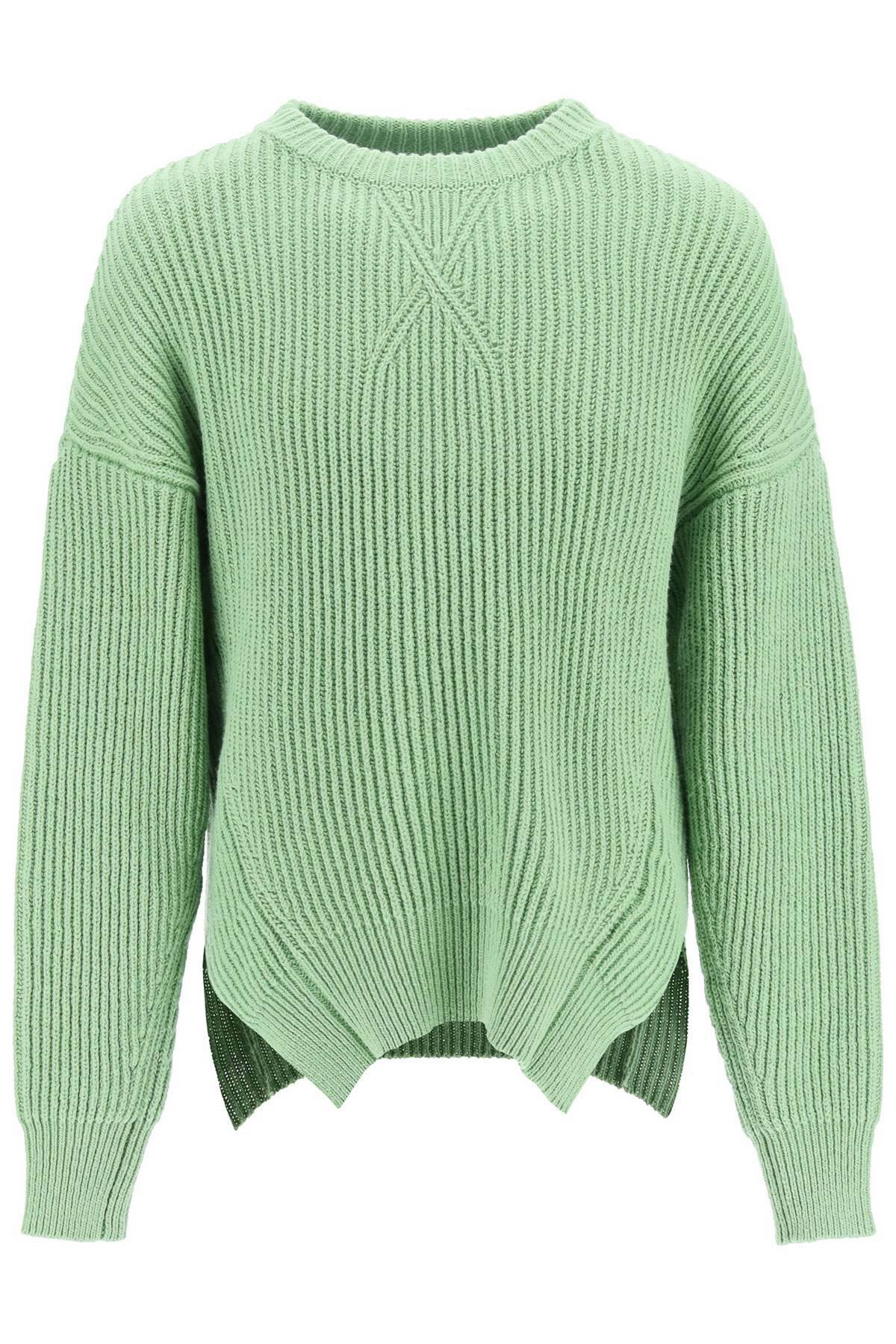 【送料&関税込】Jil Sander Mint Green Cotton And Wool Sweate Jil Sander Mint Green Cotton And Wool Sweater Jil Sander