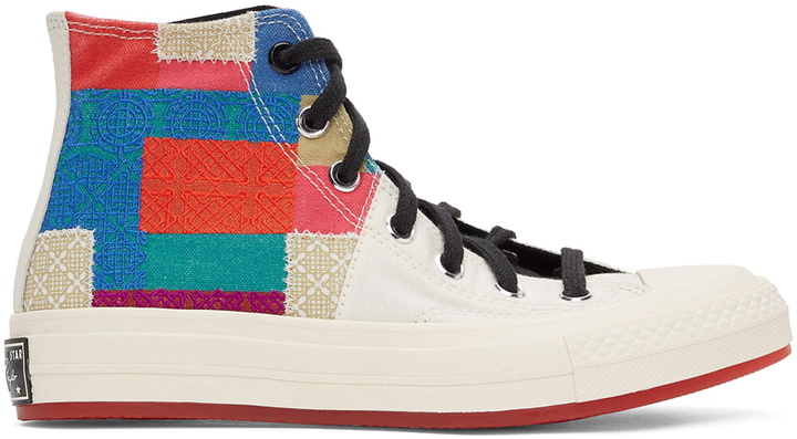 Photo: Converse Off-White & Multicolor Lunar New Year Chuck 70 Sneakers