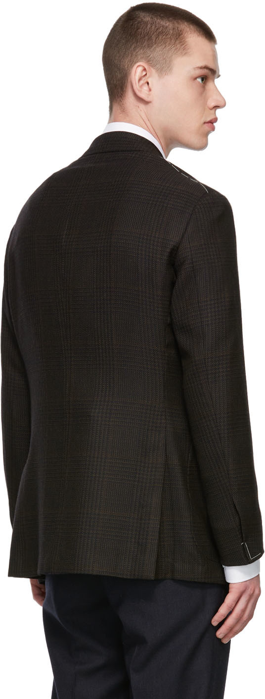 Ring Jacket Brown Prince Of Wales Blazer