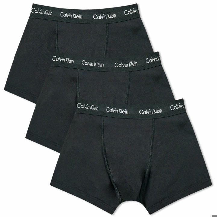 Photo: Calvin Klein Men's 3 Pack Trunk in Black