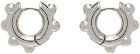 Panconesi Silver Ourika Huggie Earrings