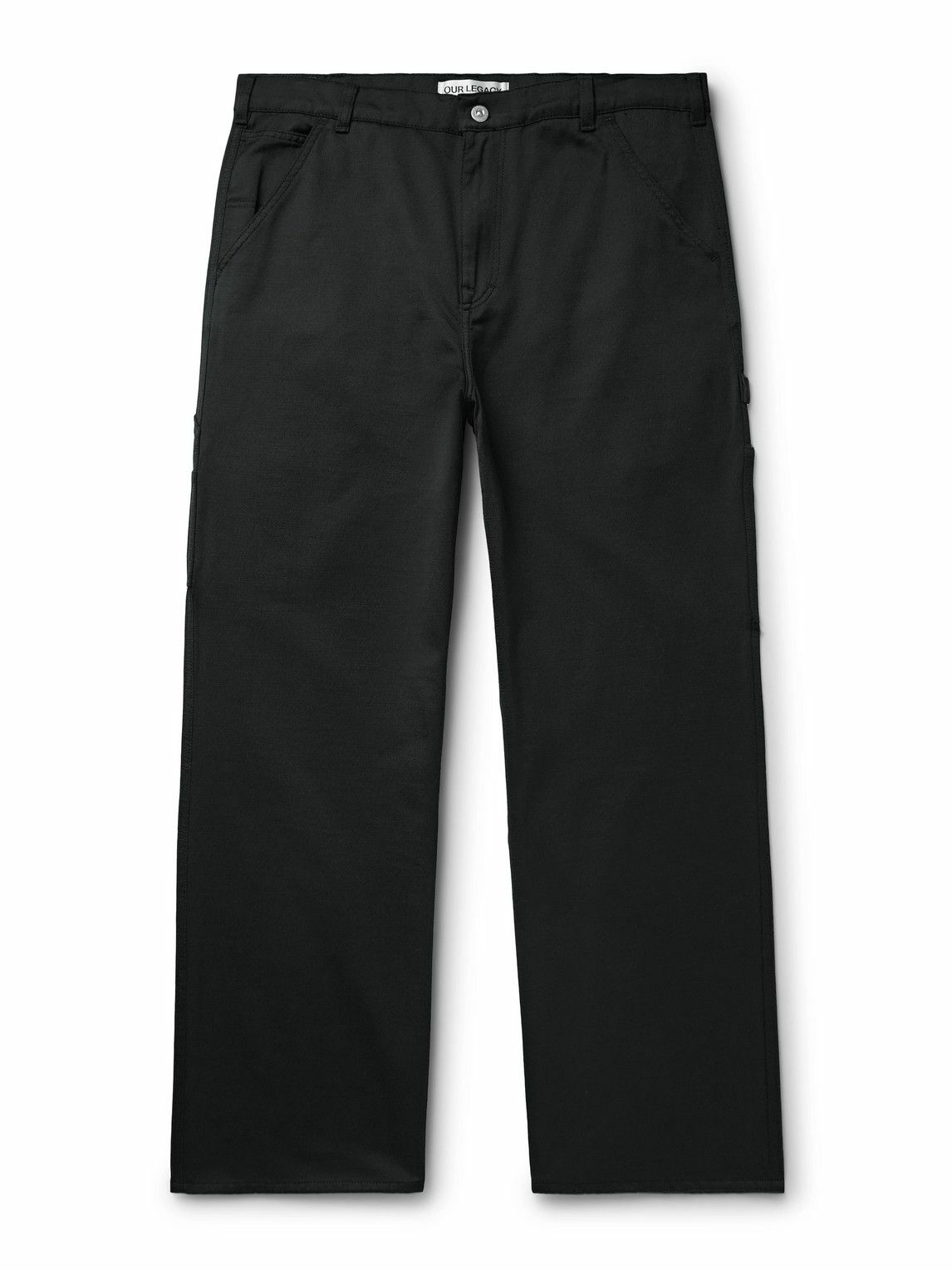 Black Construction Twill Joiner Trouser - Our Legacy