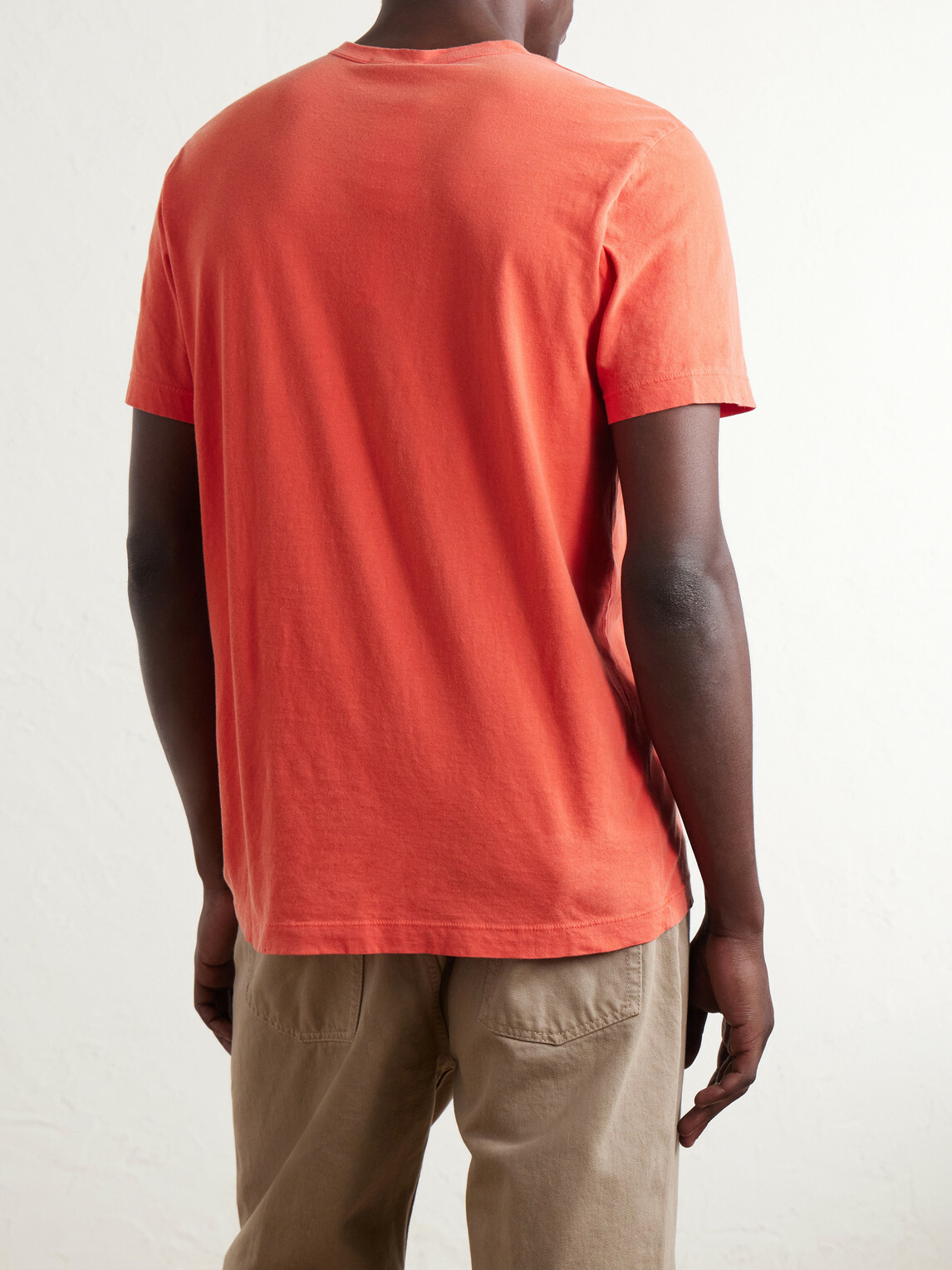 James Perse - Cotton Jersey T-Shirt - Orange