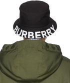 Burberry Reversible Black Logo Bucket Hat