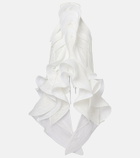 Maticevski Étoile Wave ruffled top