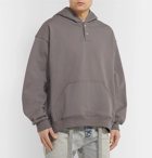 Fear of God - Oversized Loopback Cotton-Jersey Hoodie - Gray