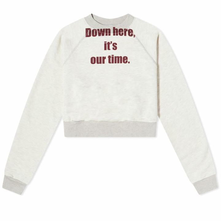 Photo: Beams Boy Women's Message PT CR Sweat in Oatmeal