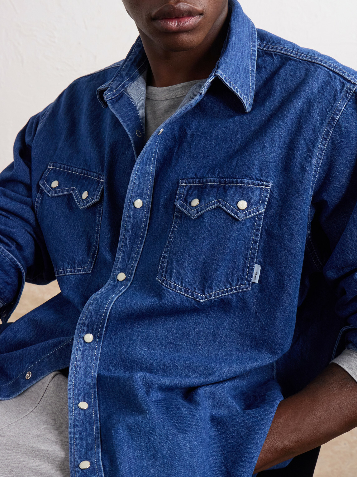 WTAPS - Allman Denim Shirt - Blue