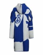 Burberry Womens Coat Bright in Blue