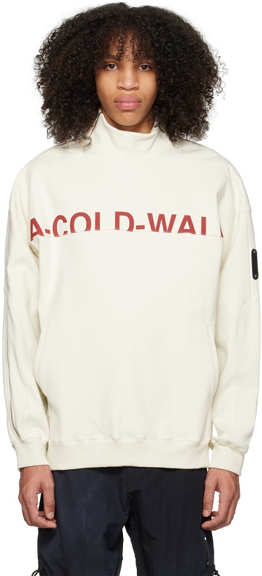 Photo: A-COLD-WALL* Off-White Printed Turtleneck