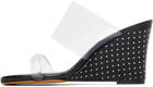 Maryam Nassir Zadeh Black Olympia Wedge Heeled Sandals