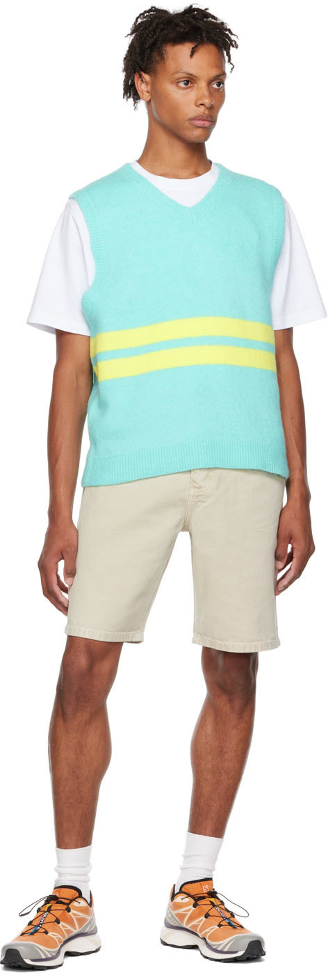 Stüssy Blue Acrylic Vest