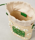 Loewe Paula's Ibiza Anagram beaded bucket bag