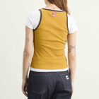 Damson Madder Women's Manon Layered T-Shirt in Yellow