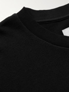 4SDesigns - Logo-Print Cotton-Jersey T-Shirt - Black