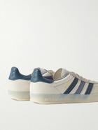 adidas Originals - Gazelle Indoor Leather and Suede Sneakers - White