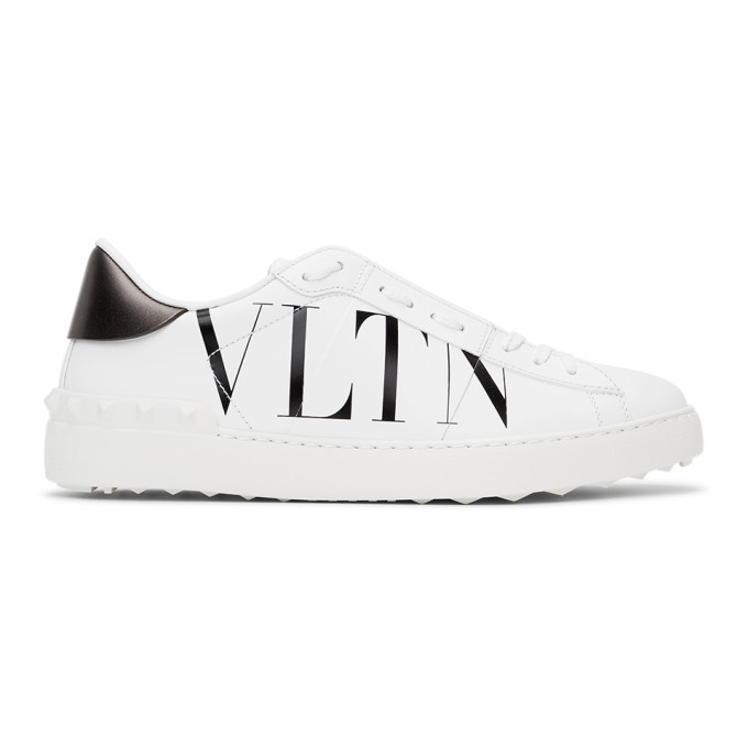 Photo: Valentino White and Black Valentino Garavani VLTN Open Sneakers