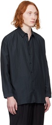 Toogood Black 'The Draughtsman' Shirt