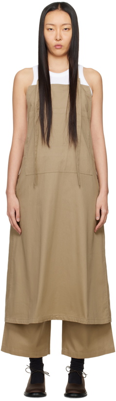 Photo: Y's Beige Overall Maxi Dress