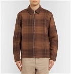 Stüssy - Checked Cotton-Flannel Shirt Jacket - Brown