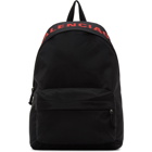 Balenciaga Black and Red Wheel Backpack