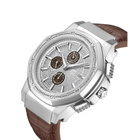 JBW Saxon GMT Quartz Silver Dial Unisex Watch JB-6101L-Q