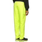 Juun.J Yellow Lapped Lounge Pants