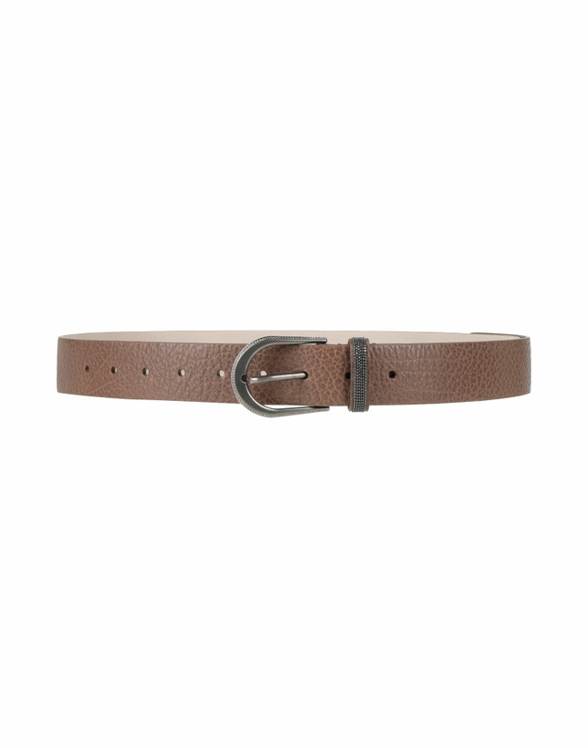 Photo: Brunello Cucinelli Womens Belt Dark in Brown