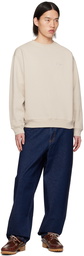 Dime Beige Classic Sweatshirt