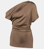 Tove Edel ruched draped jersey top