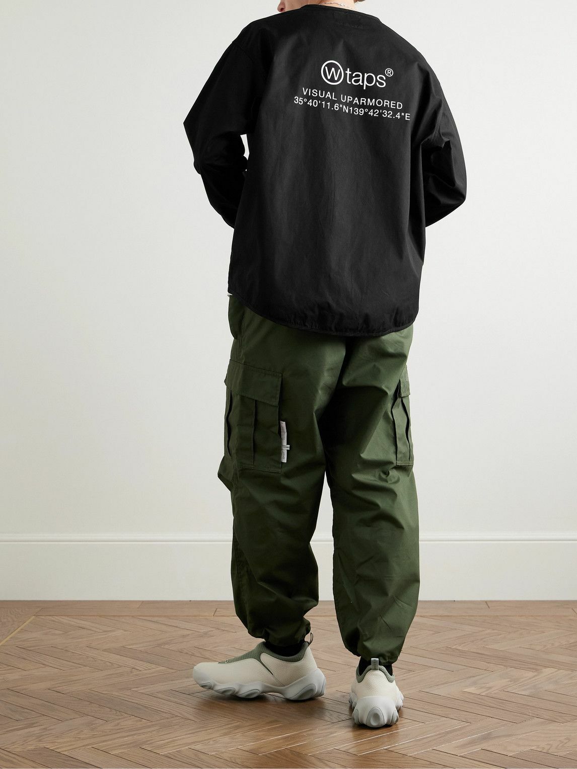WTAPS - Logo-Print Cotton and Nylon-Blend Shirt - Black WTAPS