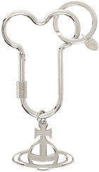 Vivienne Westwood Silver Carabiner Keychain