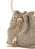 Jimmy Choo Bon Bon Micro Crystal-embellished Bucket bag - Gold - One Size