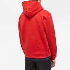 KENZO Paris Men's Kenzo Box Logo Popover Hoody in Medium Red