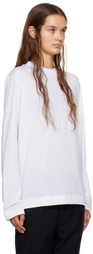 Sofie D'Hoore White Crewneck Long Sleeve T-Shirt