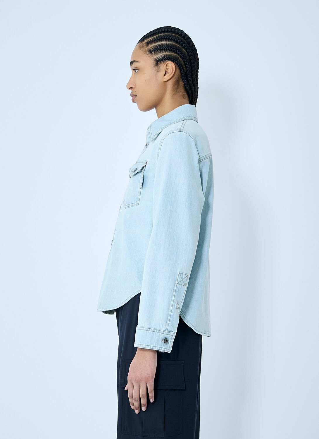 Bottega Veneta Extra Bleach Denim Shirt