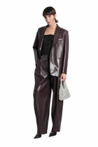 The Andamane Guia Blazer In Bordeaux Polyester