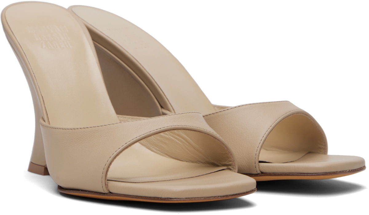 Maryam Nassir Zadeh Beige Lido Wedge Heeled Sandals