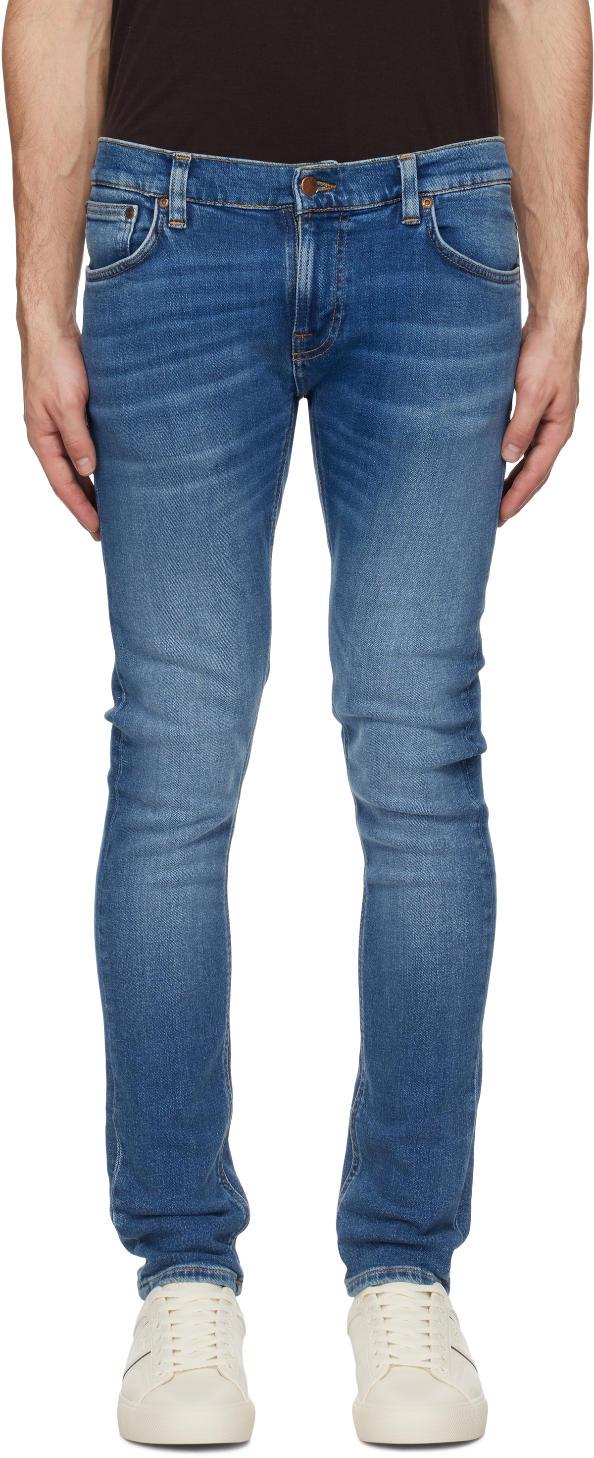 Nudie Jeans Blue Tight Terry Jeans