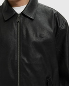 LS FAUX LEATHER BOMBER JACKET