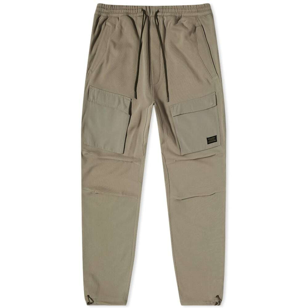 Maharishi Men's Utility Organic Cargo Sweat Pant in Silver Sage Maharishi