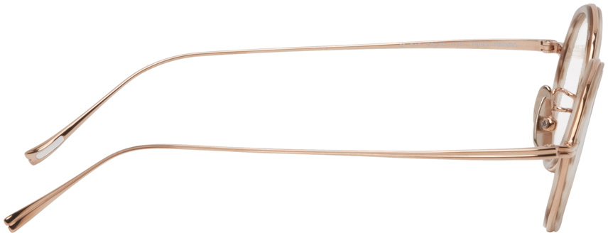 YUICHI TOYAMA. Rose Gold F.Brandt Glasses