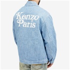Kenzo Men's x Verdy Kimono in Stone Bleached Blue Denim