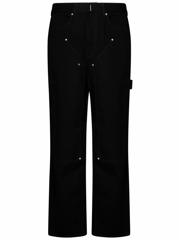 Photo: Givenchy Black Cotton Carpenter Jeans